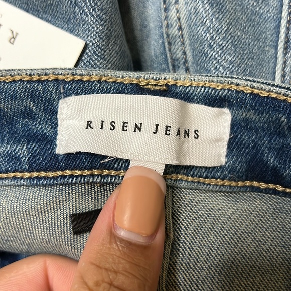 Women’s New Risen Jeans Sierra Mid Rise Tapered Jeans - Picture 6 of 8